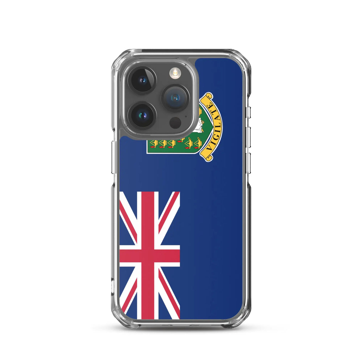 Coque iphone drapeau îles vierges britanniques souple antichoc