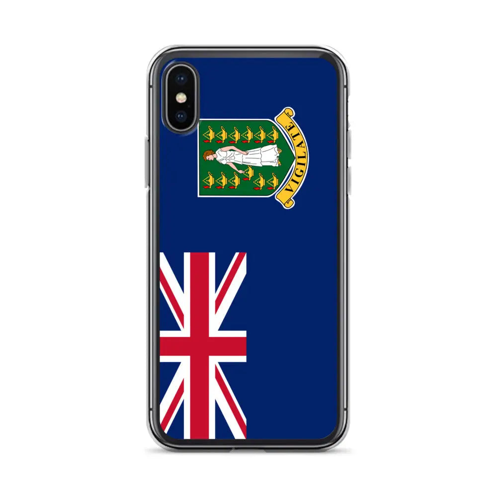 Coque iphone drapeau îles vierges britanniques souple antichoc