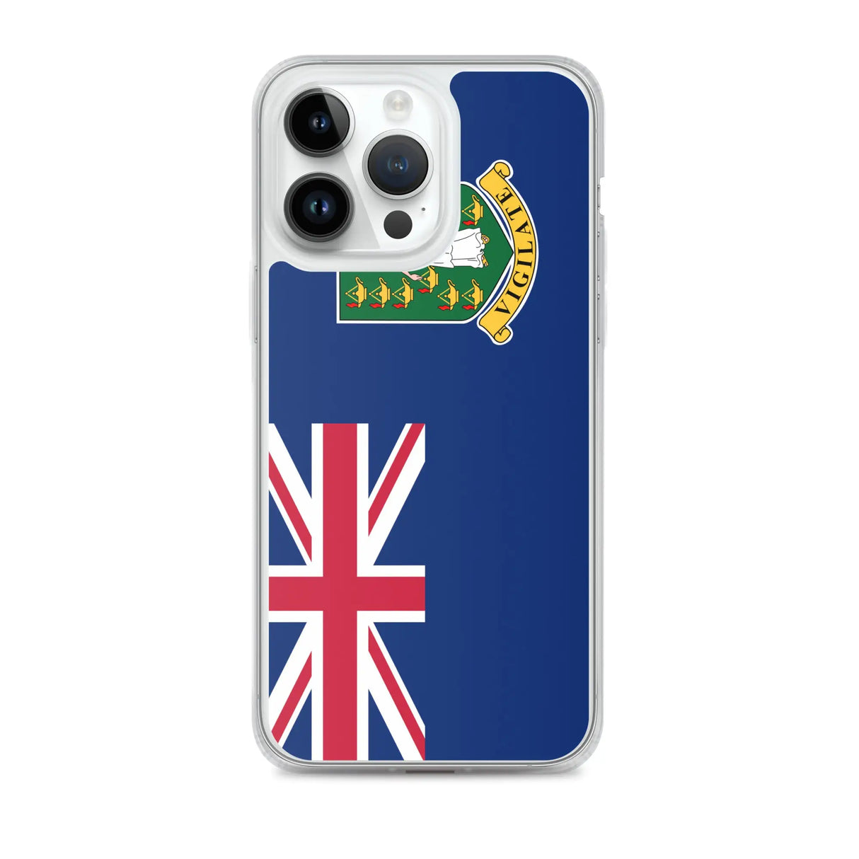 Coque iphone drapeau îles vierges britanniques souple antichoc