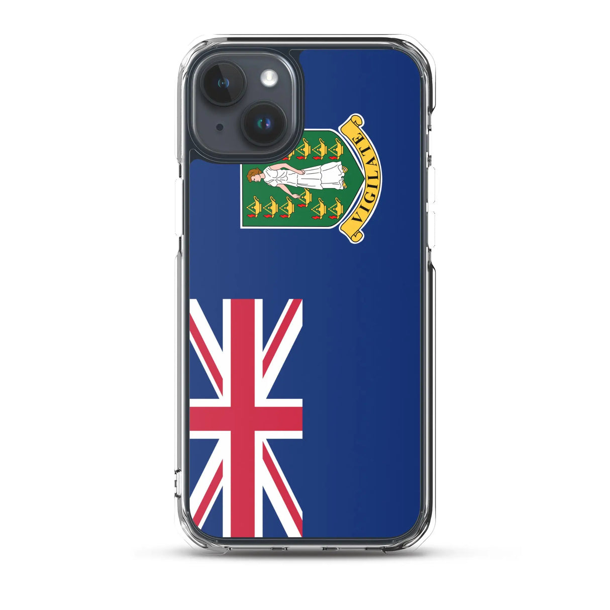 Coque iphone drapeau îles vierges britanniques souple antichoc