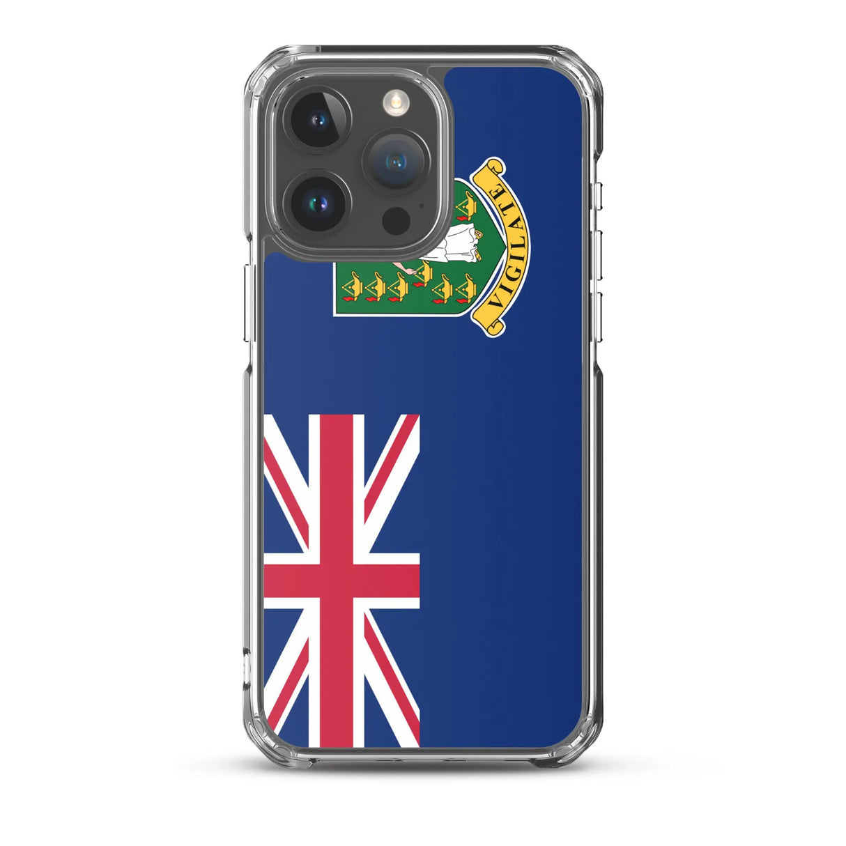 Coque iphone drapeau îles vierges britanniques souple antichoc