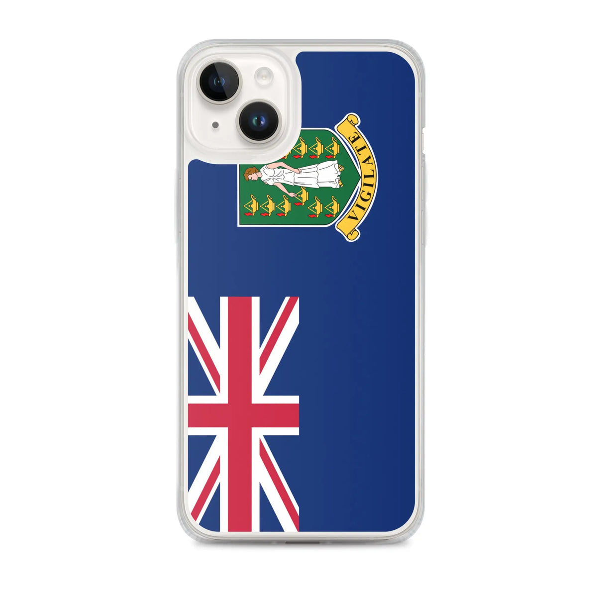 Coque iphone drapeau îles vierges britanniques souple antichoc