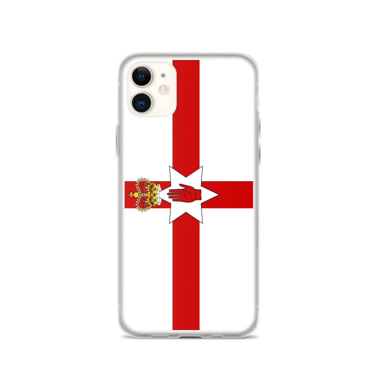 Coque iphone drapeau irlande du nord souple antichoc