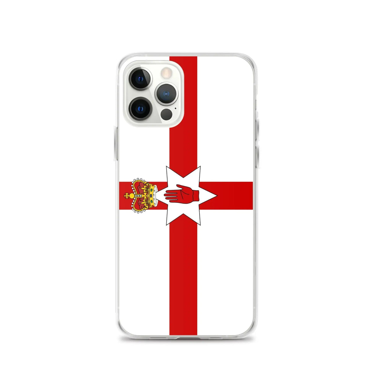 Coque iphone drapeau irlande du nord souple antichoc