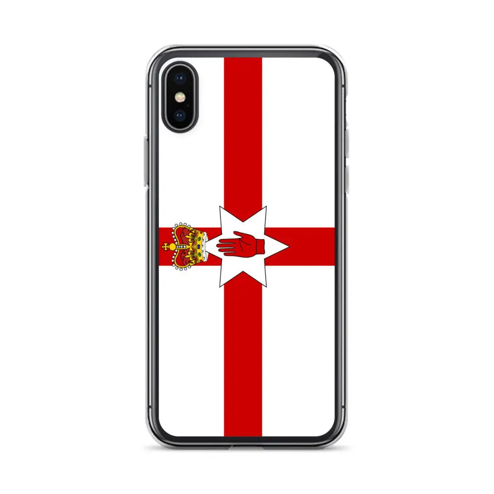 Coque iphone drapeau irlande du nord souple antichoc