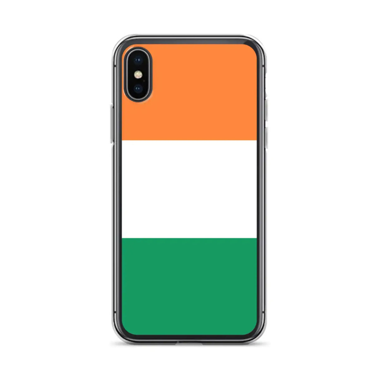 Coque iphone drapeau irlande souple antichoc transparente