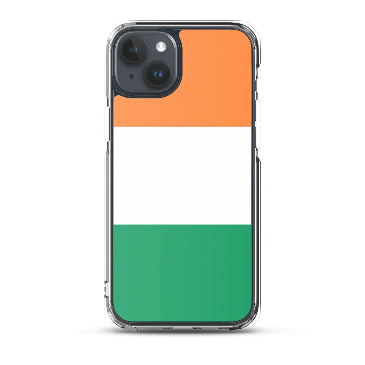 Coque iphone drapeau irlande souple antichoc transparente