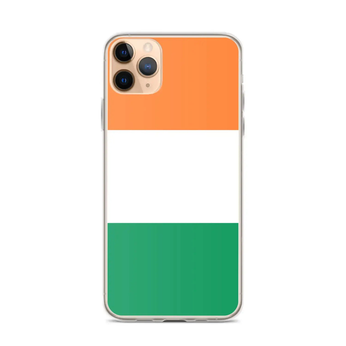 Coque iphone drapeau irlande souple antichoc transparente