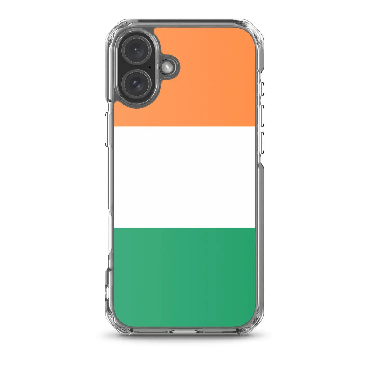 Coque iphone drapeau irlande souple antichoc transparente