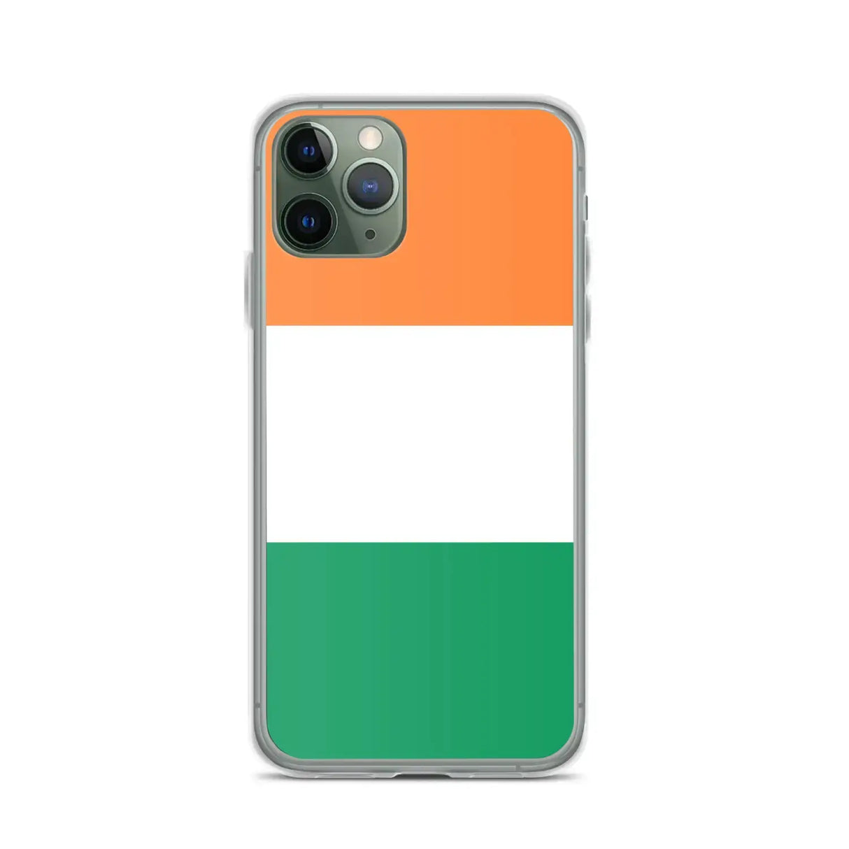 Coque iphone drapeau irlande souple antichoc transparente