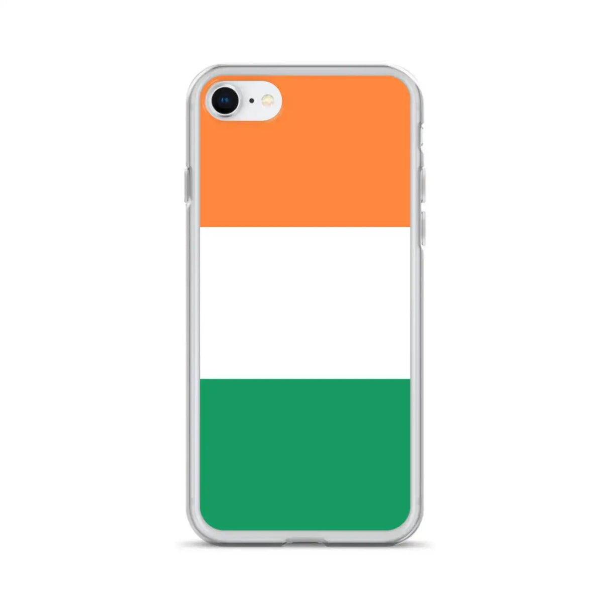Coque iphone drapeau irlande souple antichoc transparente