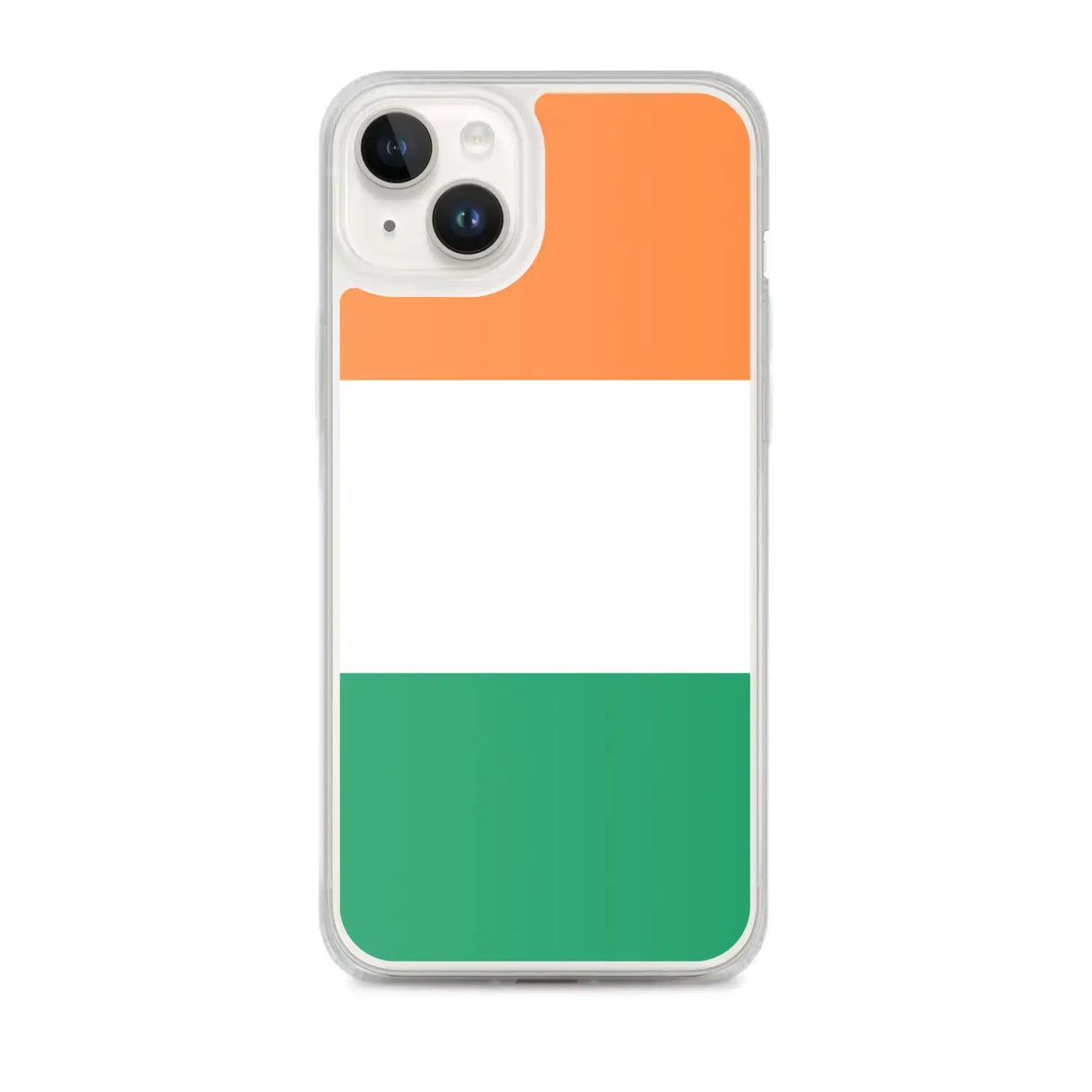 Coque iphone drapeau irlande souple antichoc transparente
