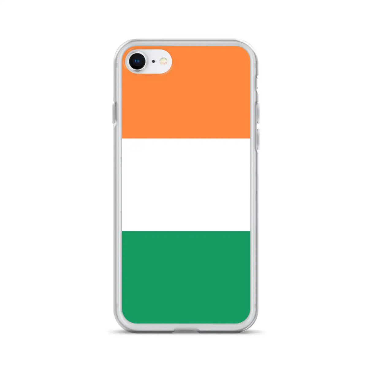 Coque iphone drapeau irlande souple antichoc transparente