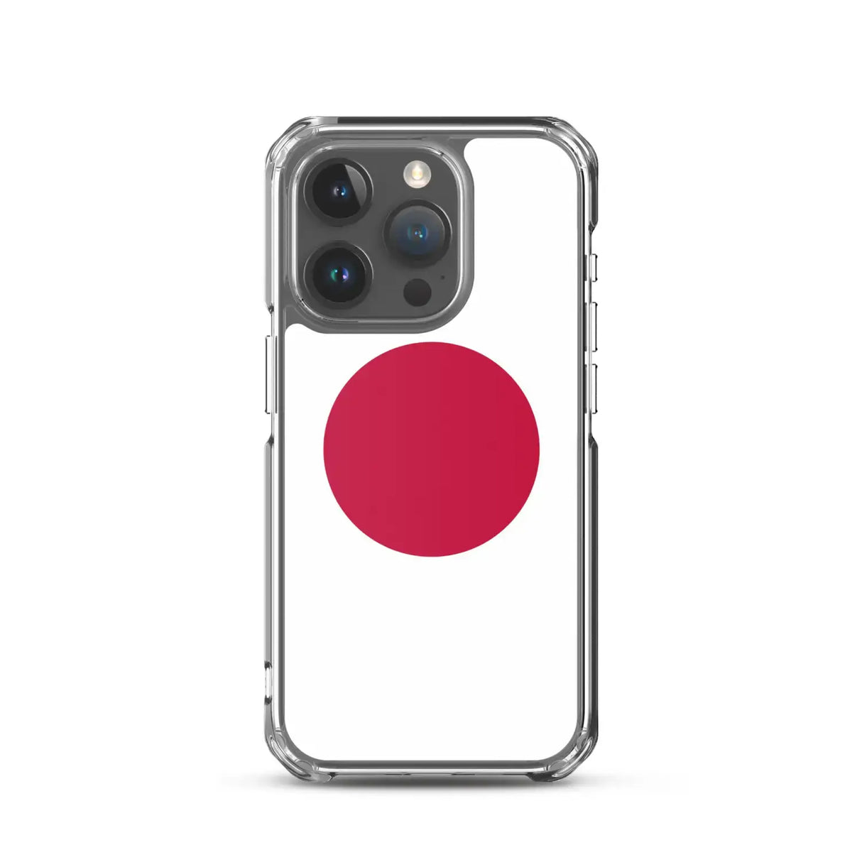 Coque iphone drapeau japon souple antichoc transparente