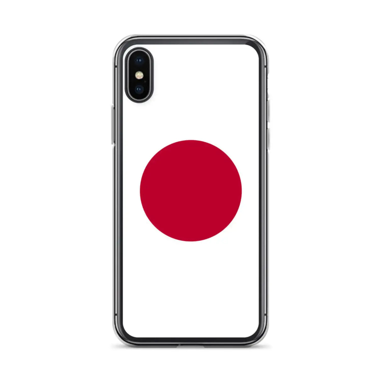 Coque iphone drapeau japon souple antichoc transparente