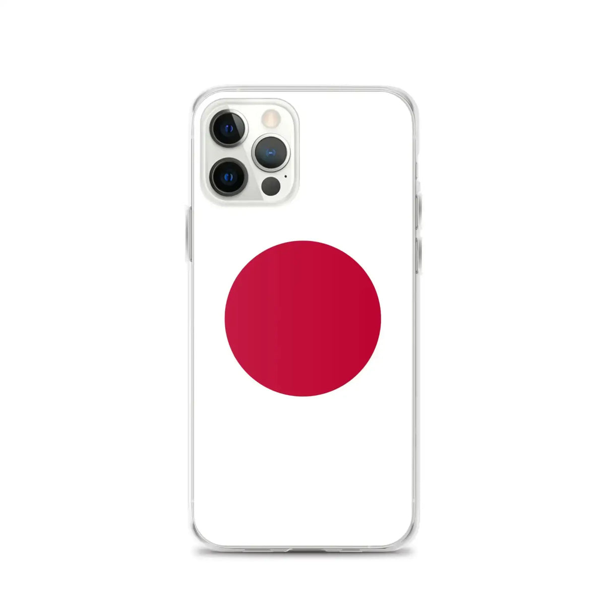Coque iphone drapeau japon souple antichoc transparente