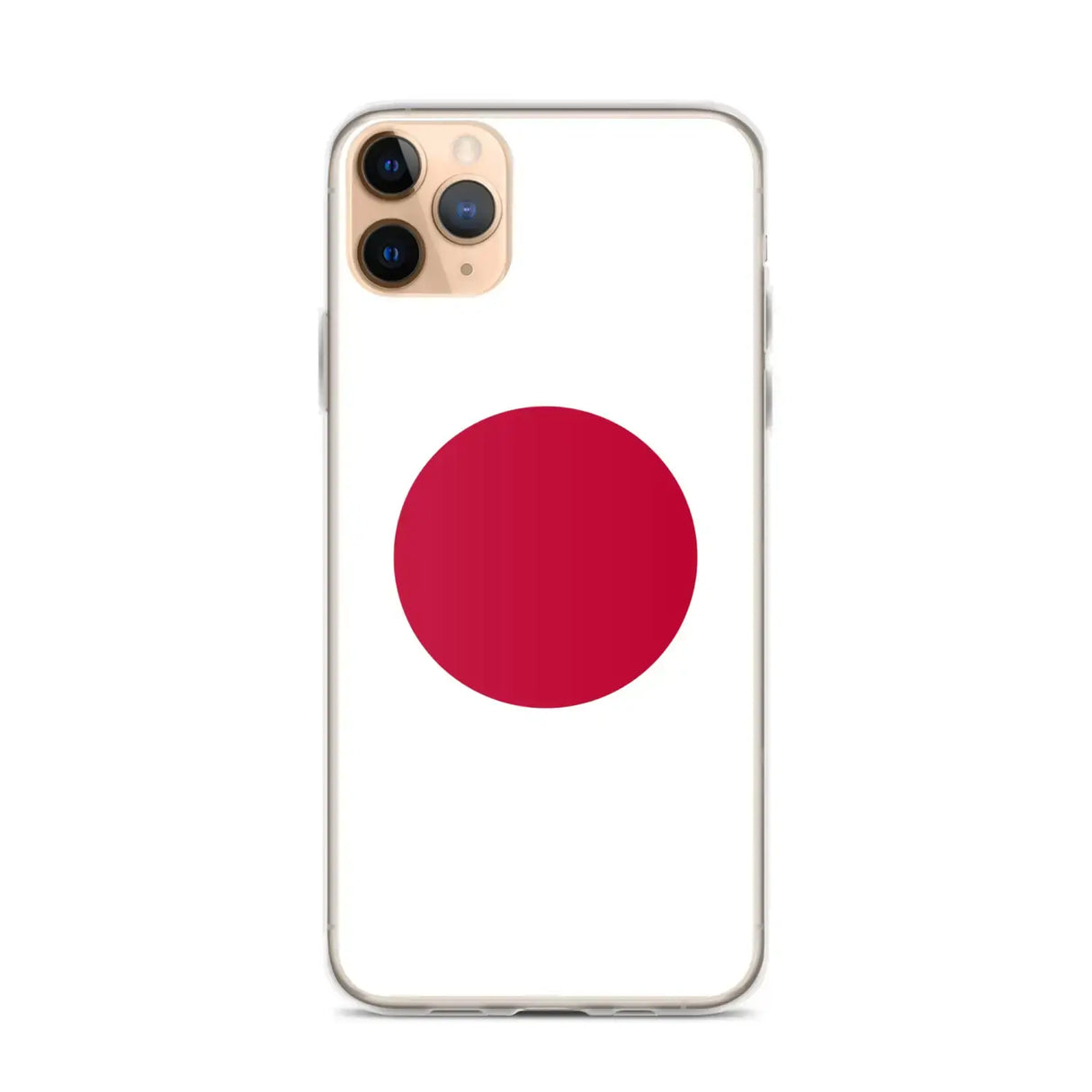 Coque iphone drapeau japon souple antichoc transparente
