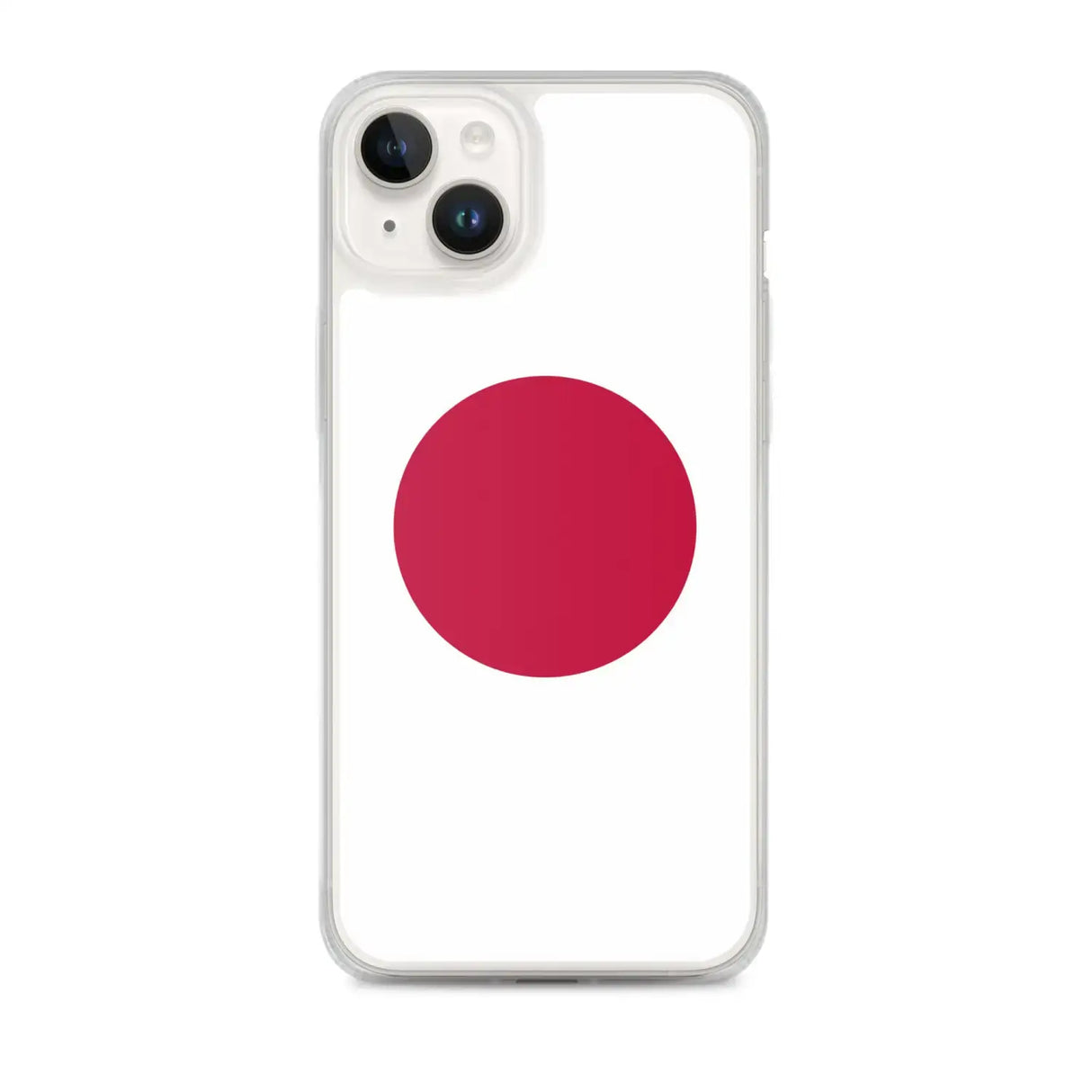 Coque iphone drapeau japon souple antichoc transparente