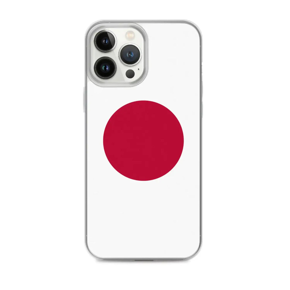 Coque iphone drapeau japon souple antichoc transparente