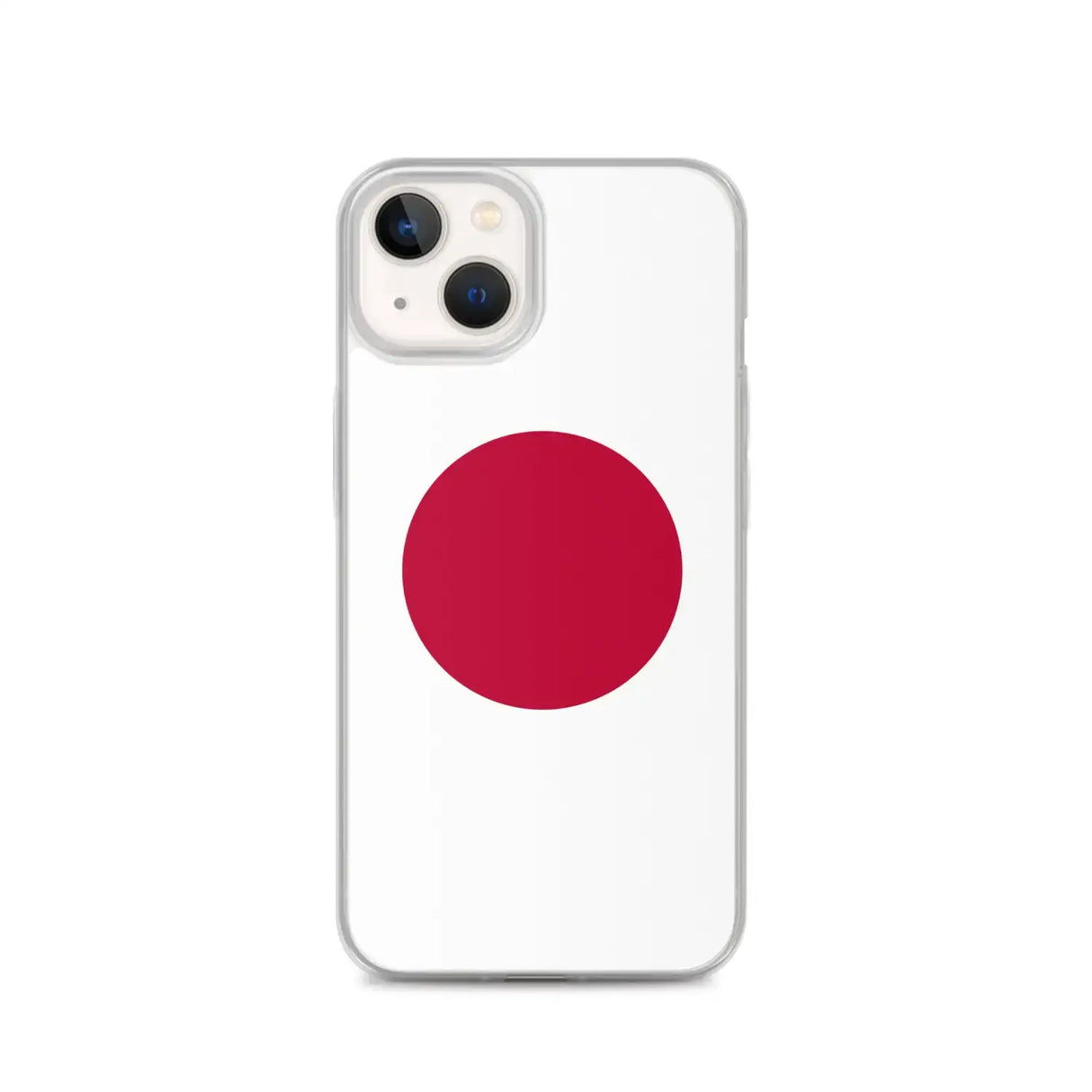 Coque iphone drapeau japon souple antichoc transparente