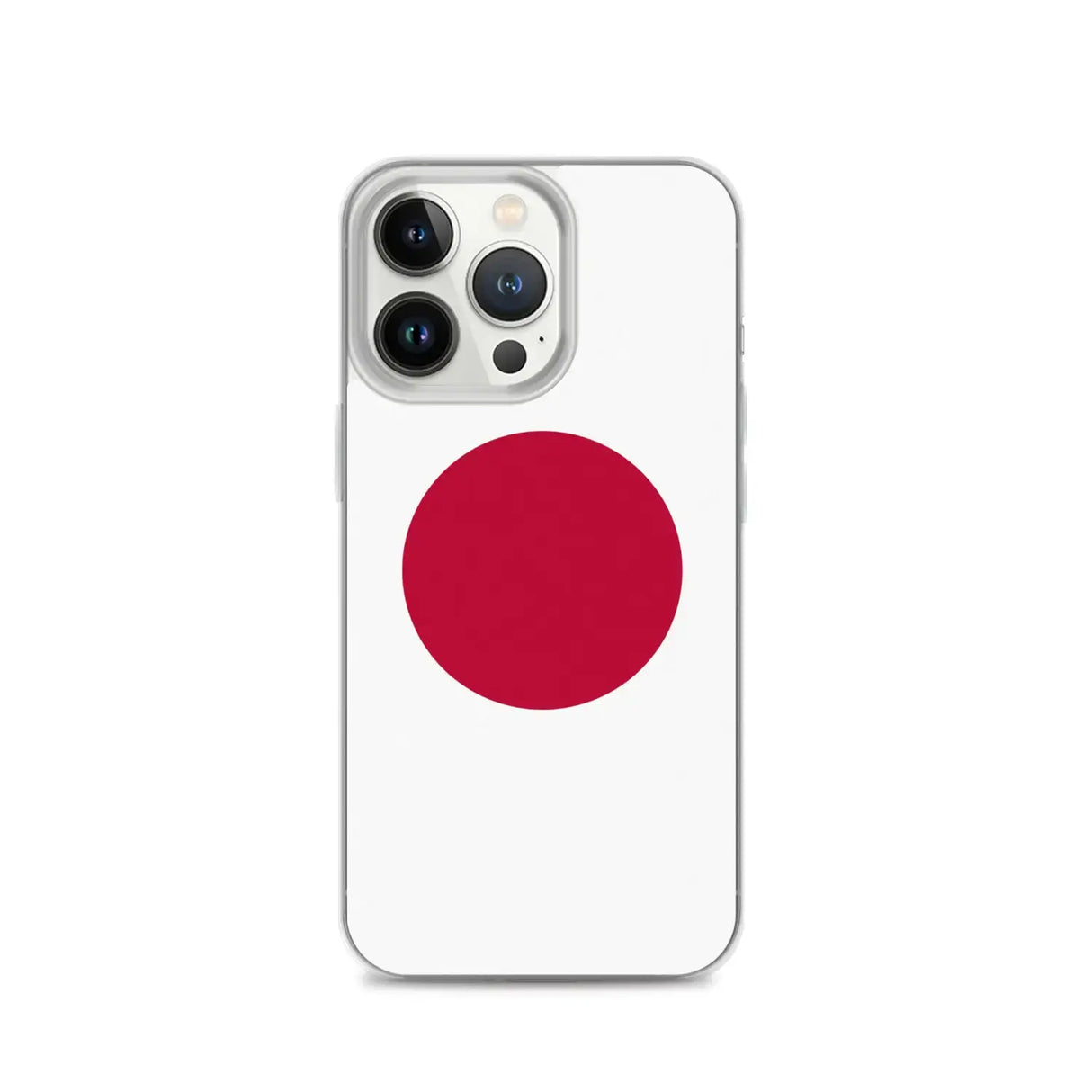 Coque iphone drapeau japon souple antichoc transparente