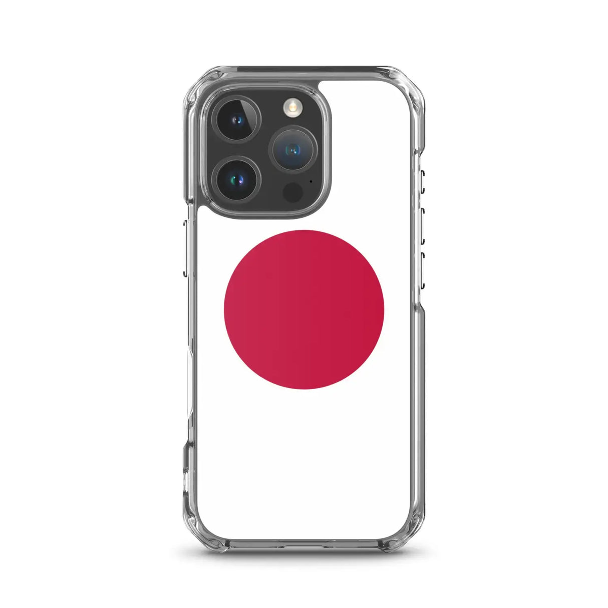Coque iphone drapeau japon souple antichoc transparente