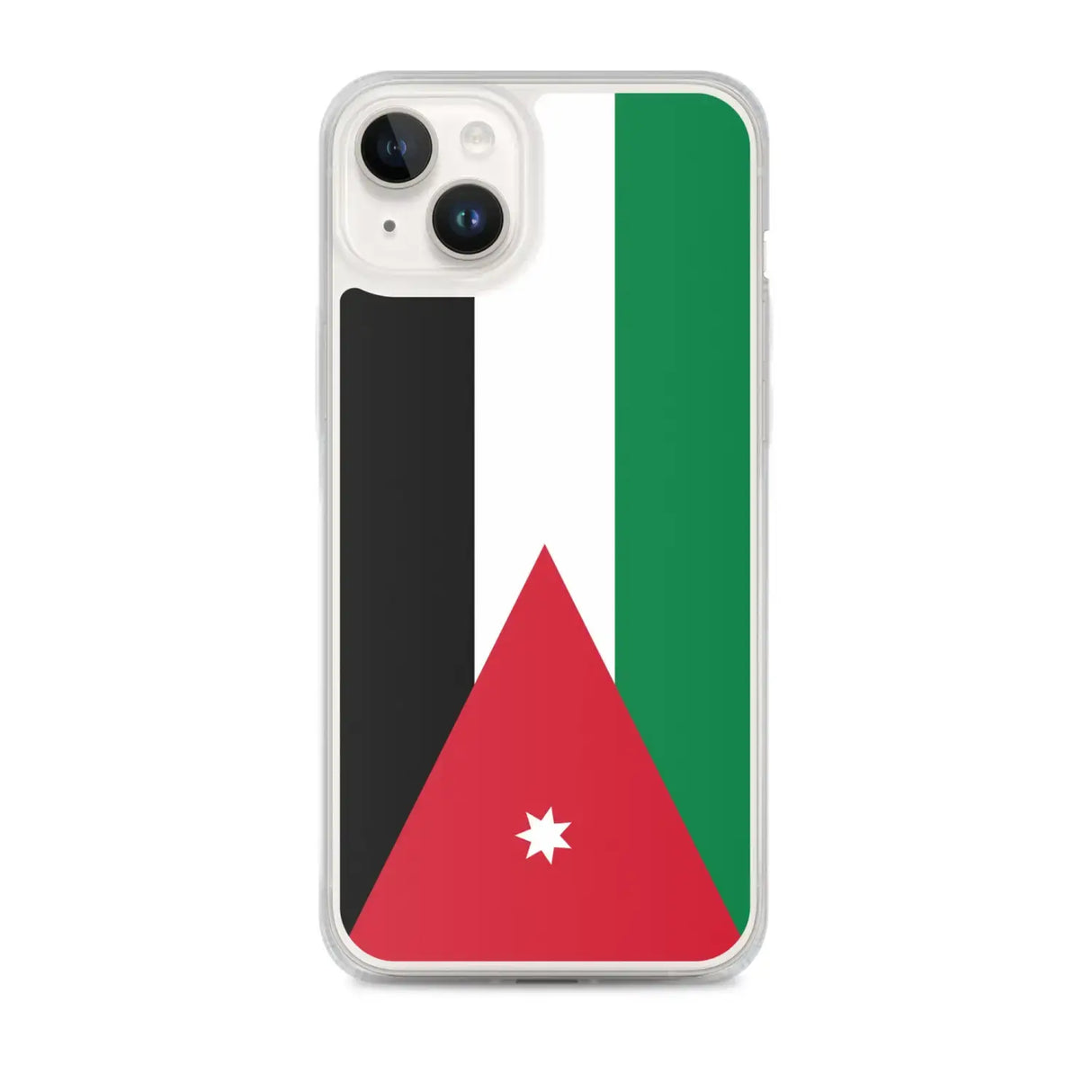 Coque iphone drapeau jordanie souple résistante antichoc