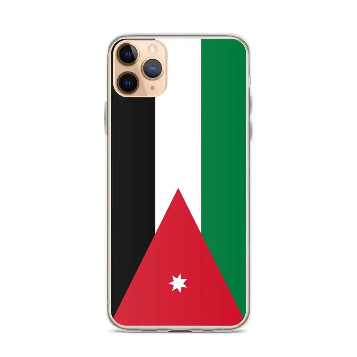 Coque iphone drapeau jordanie souple résistante antichoc