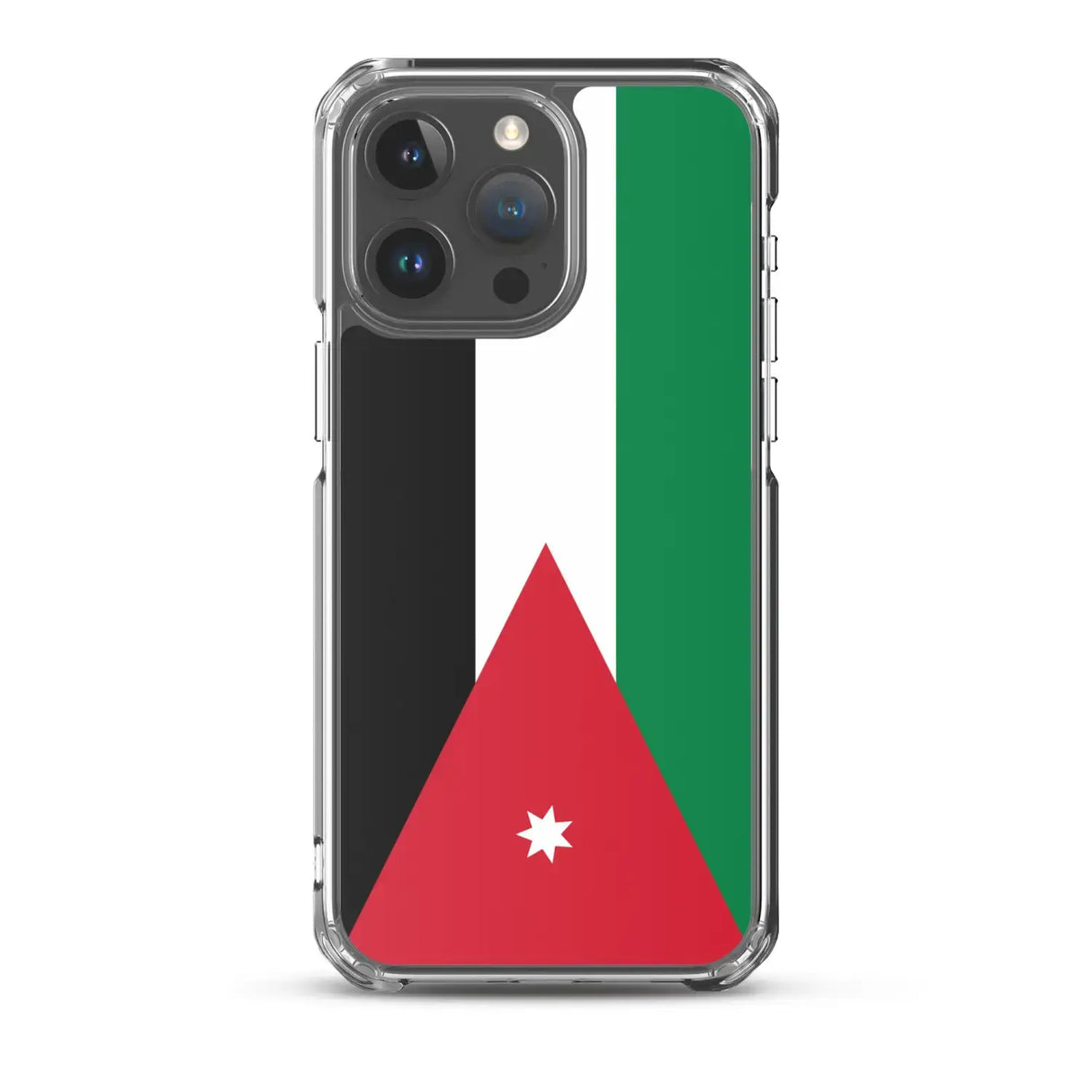 Coque iphone drapeau jordanie souple résistante antichoc