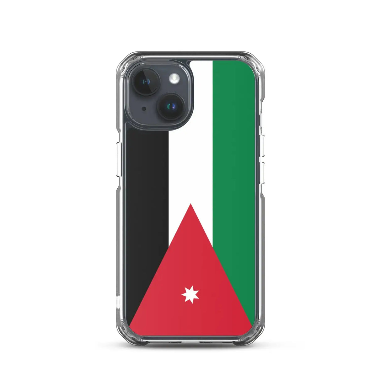Coque iphone drapeau jordanie souple résistante antichoc