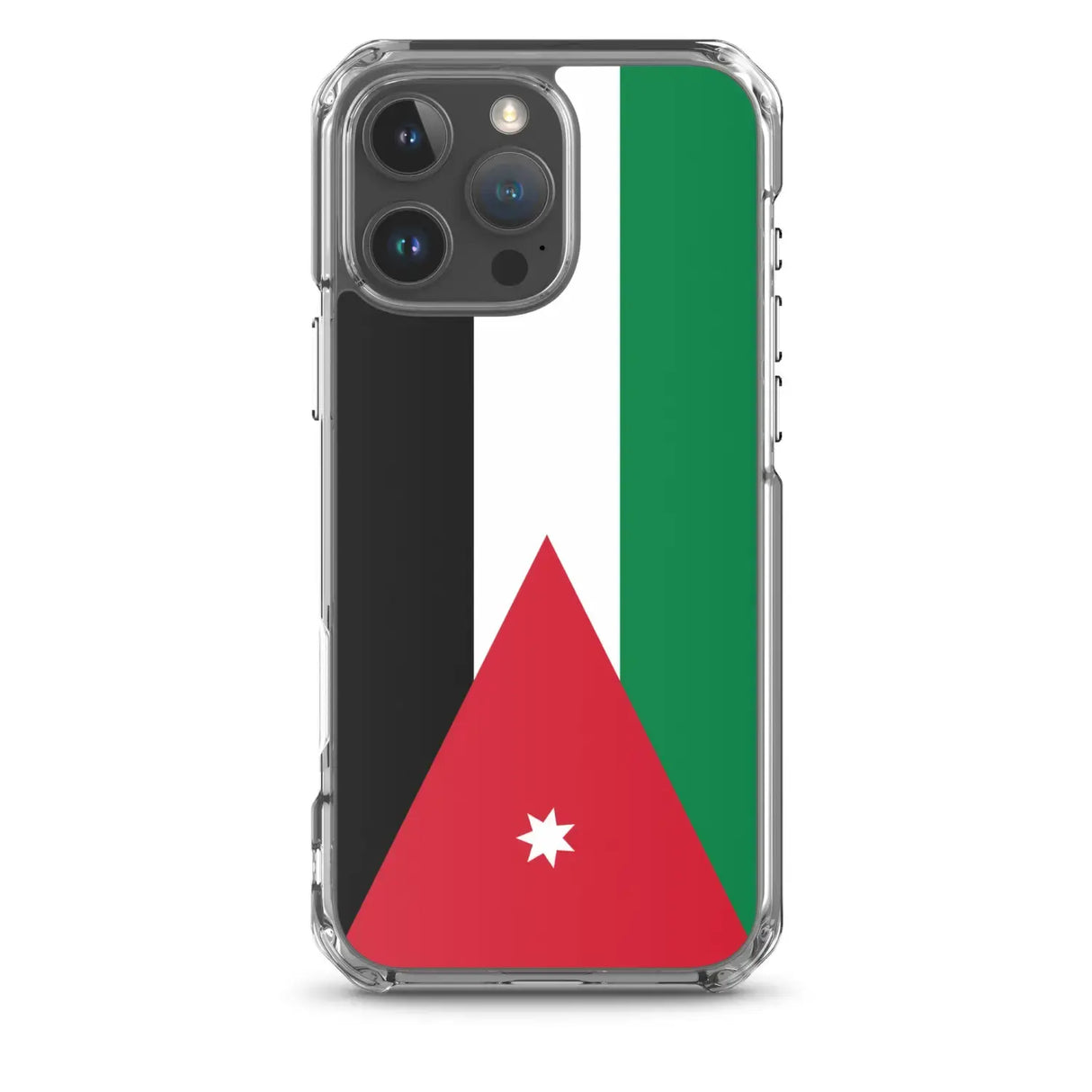 Coque iphone drapeau jordanie souple résistante antichoc