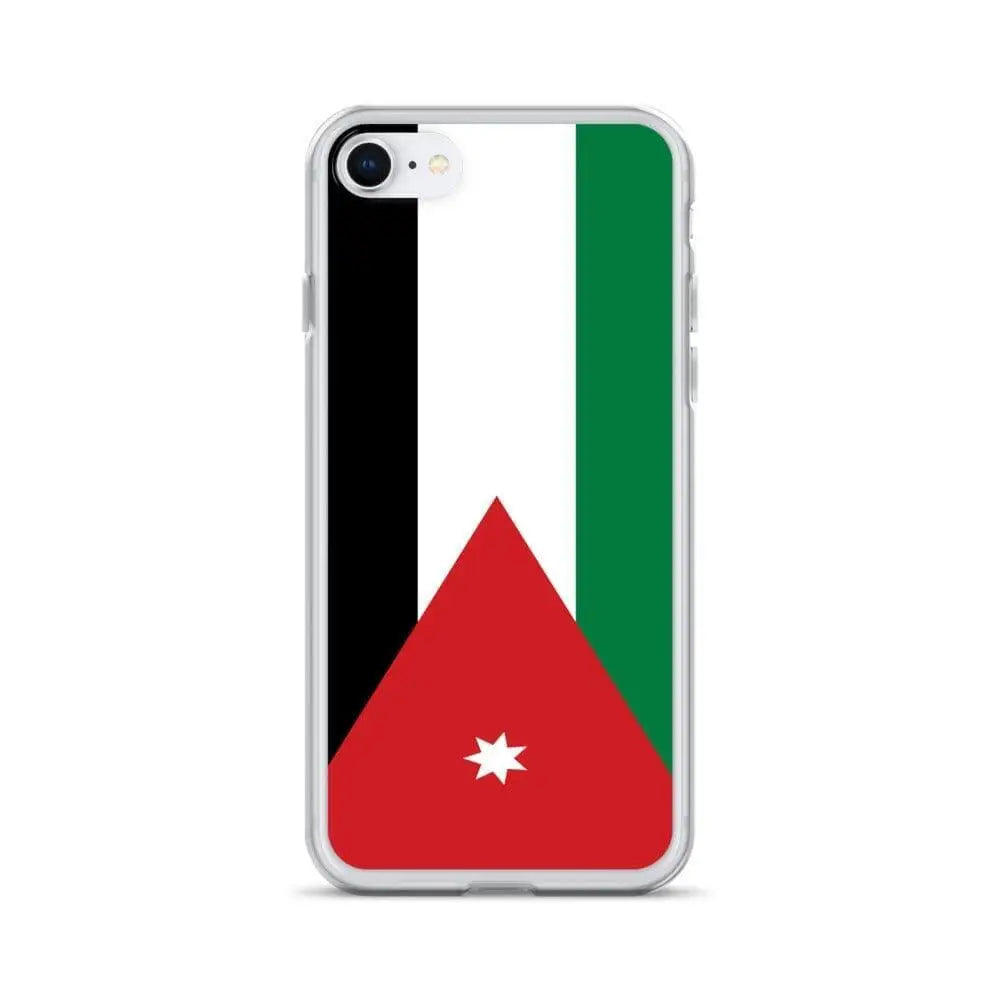 Coque iphone drapeau jordanie souple résistante antichoc