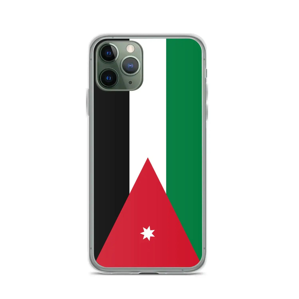 Coque iphone drapeau jordanie souple résistante antichoc