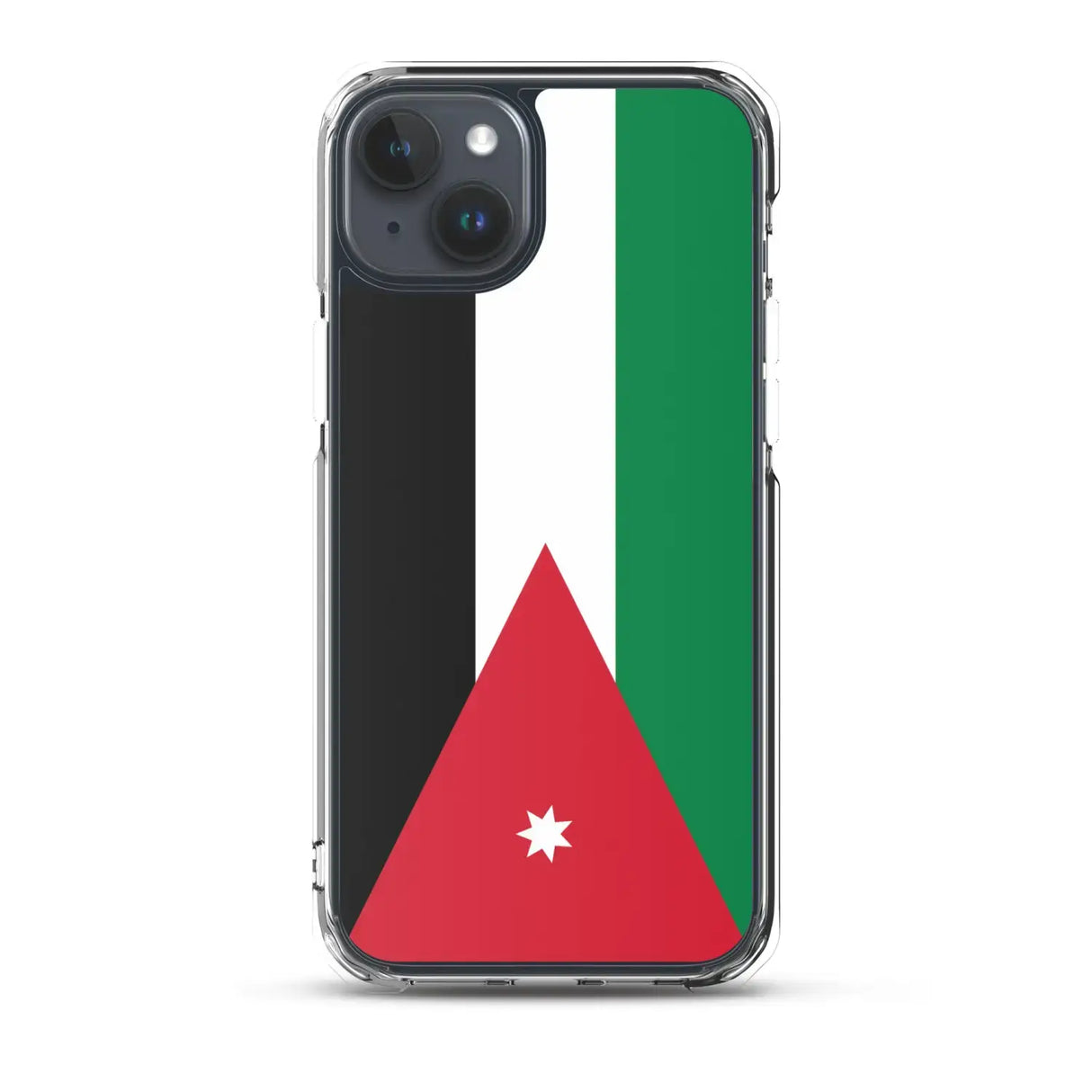 Coque iphone drapeau jordanie souple résistante antichoc