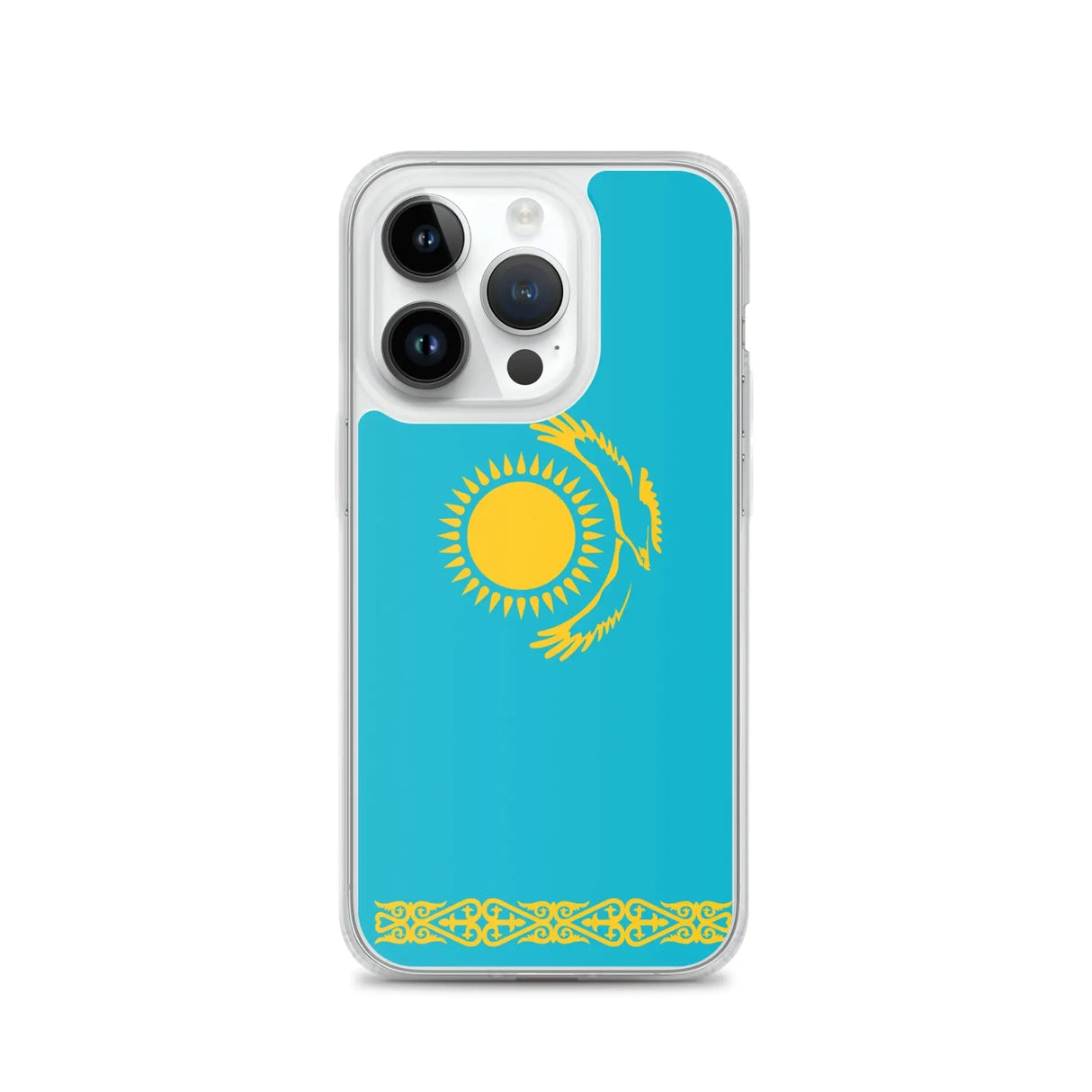 Coque iphone drapeau kazakhstan souple résistante antichoc