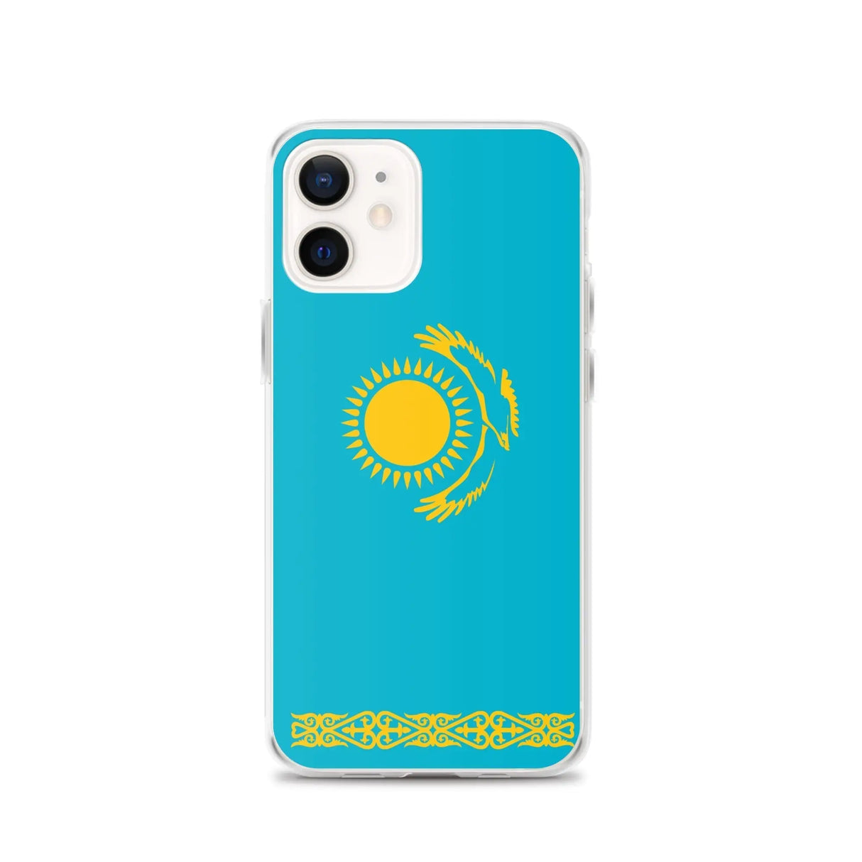 Coque iphone drapeau kazakhstan souple résistante antichoc
