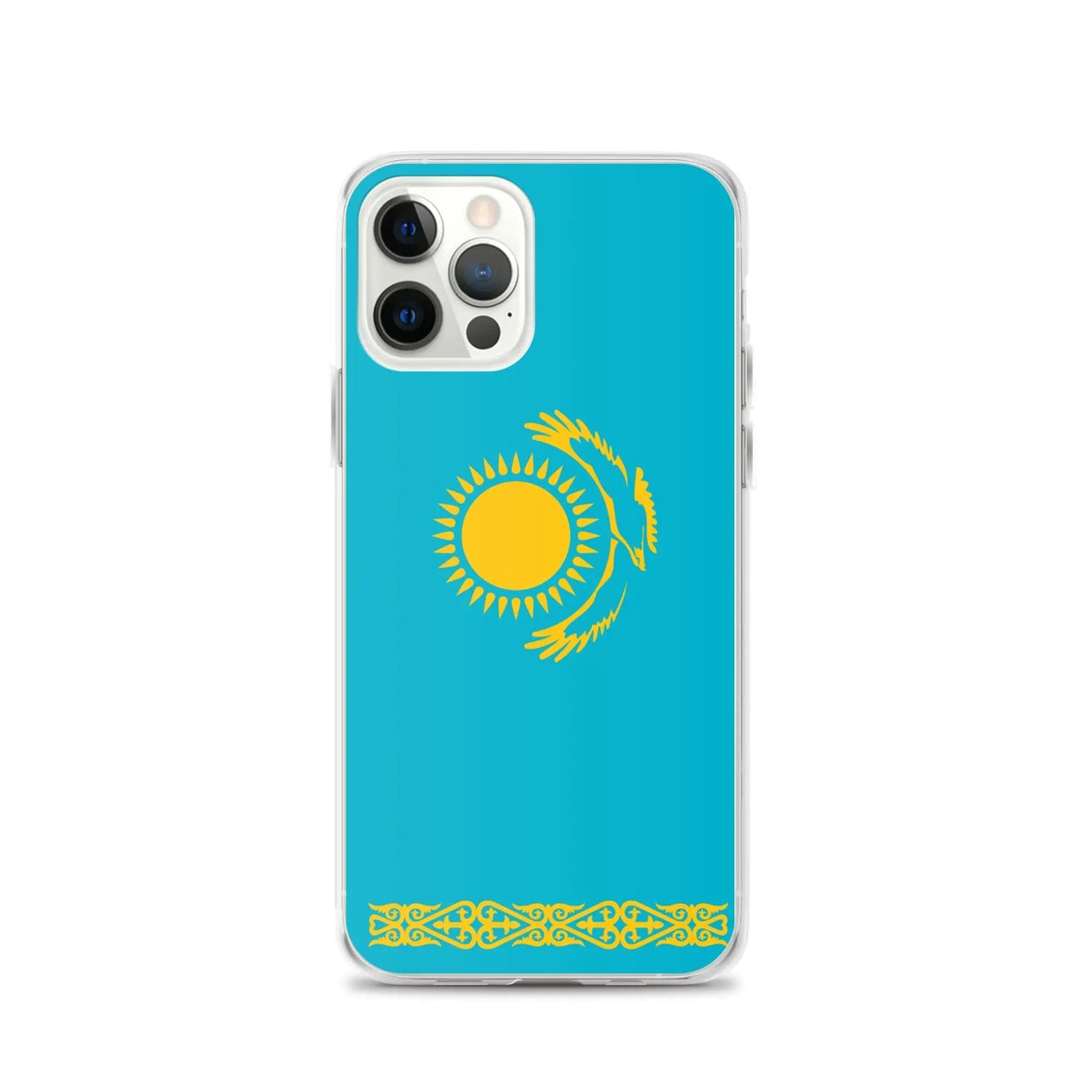 Coque iphone drapeau kazakhstan souple résistante antichoc