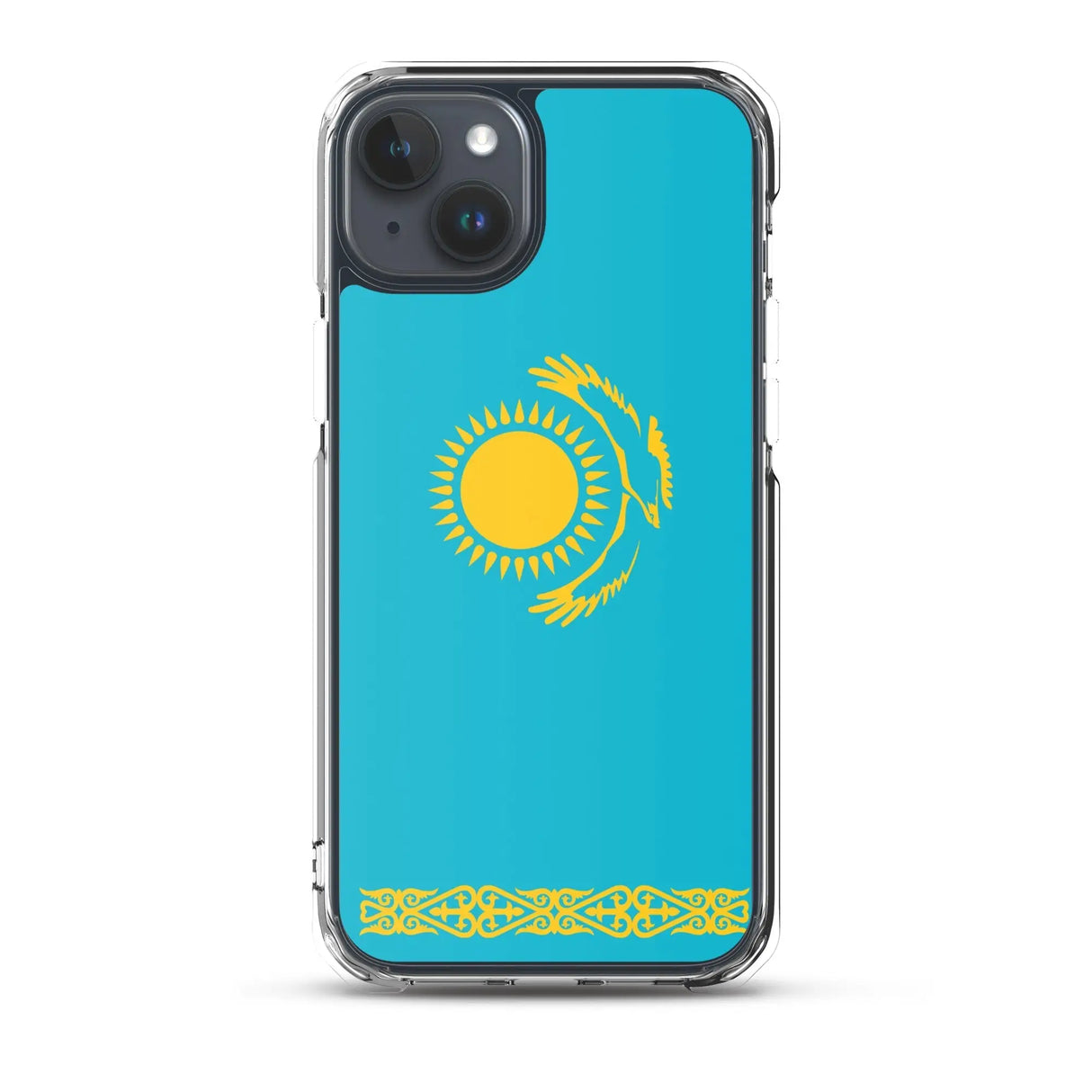 Coque iphone drapeau kazakhstan souple résistante antichoc