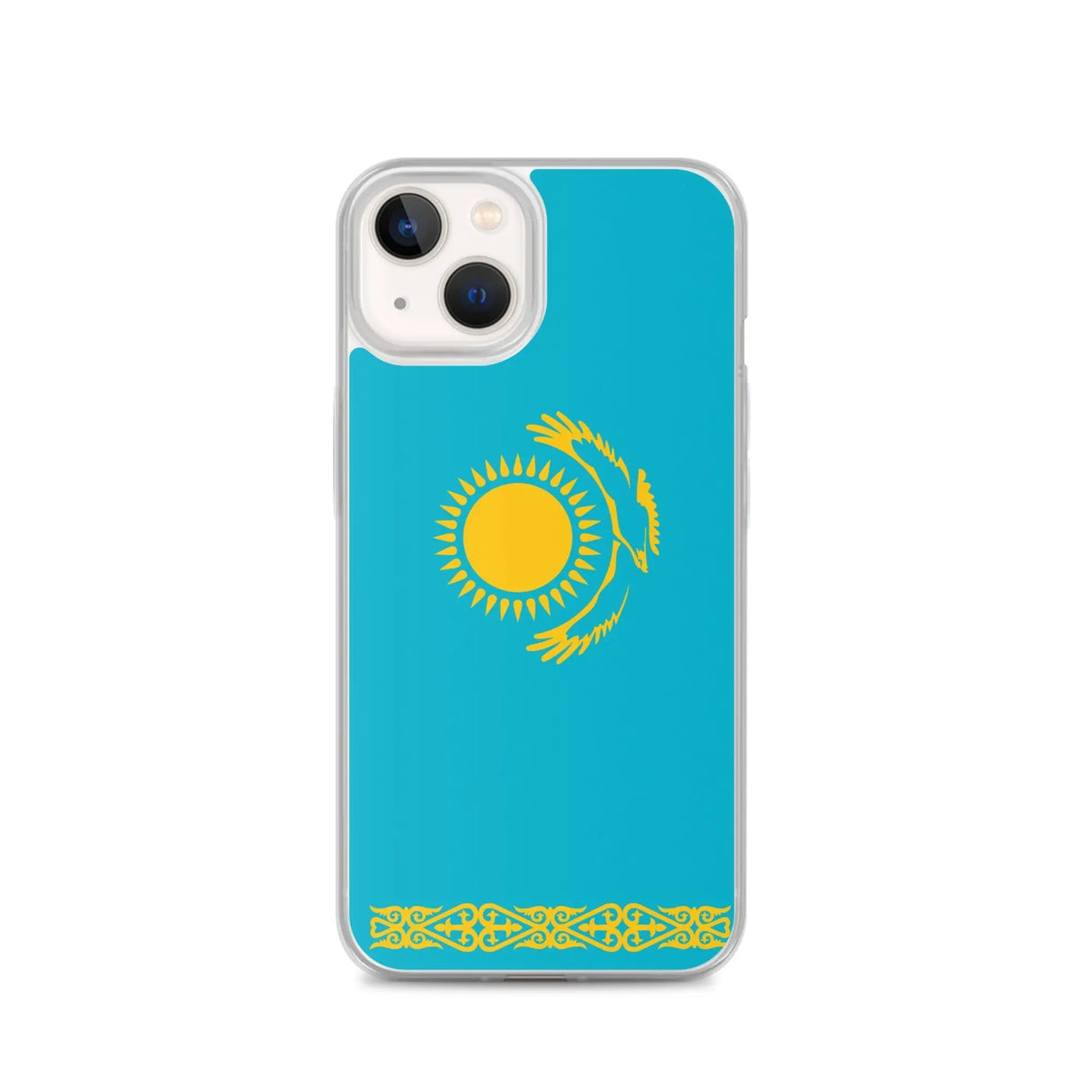 Coque iphone drapeau kazakhstan souple résistante antichoc