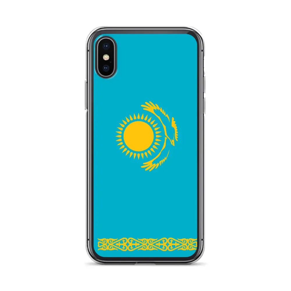 Coque iphone drapeau kazakhstan souple résistante antichoc