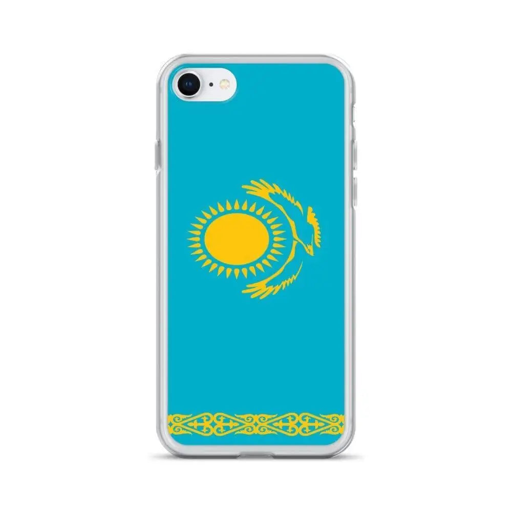 Coque iphone drapeau kazakhstan souple résistante antichoc