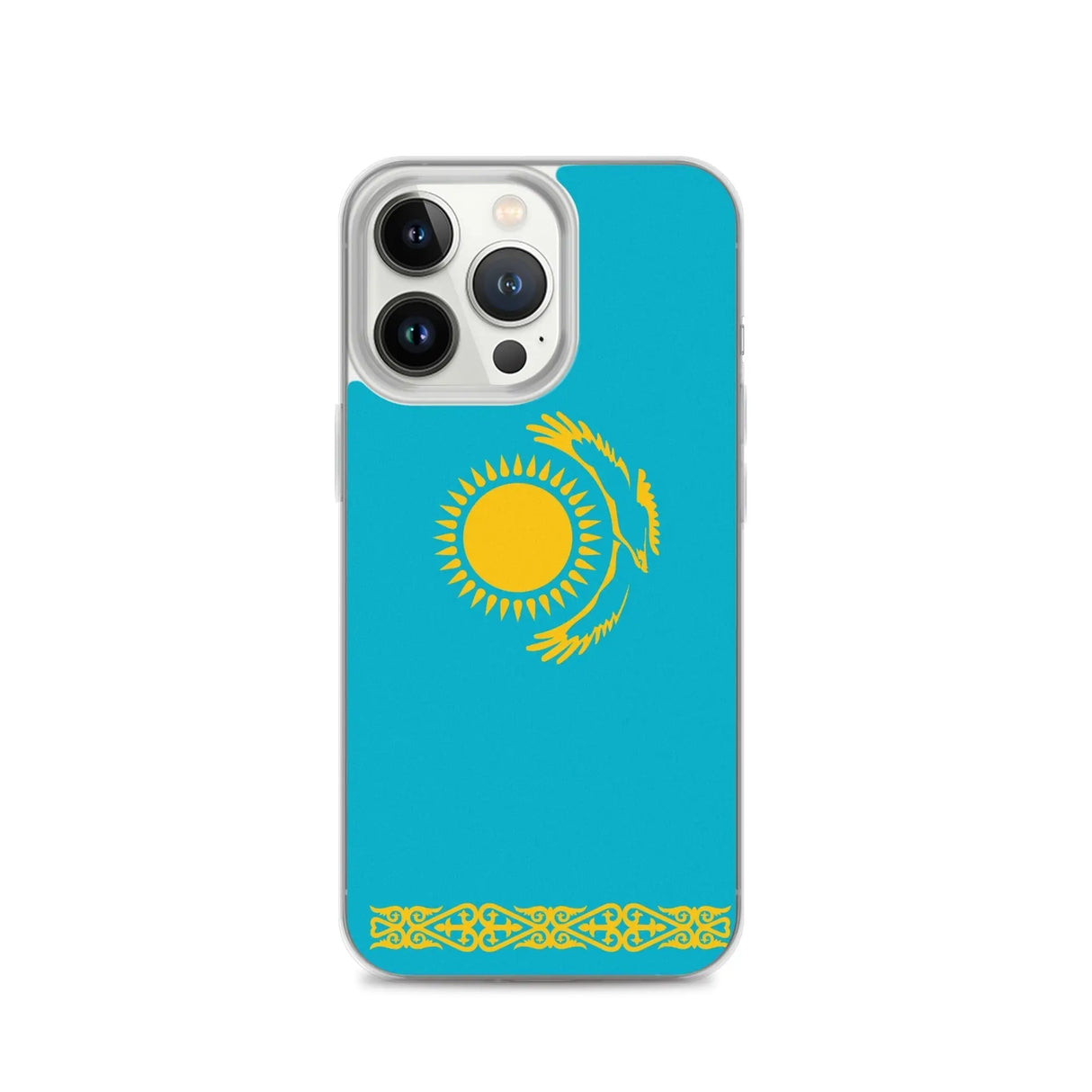Coque iphone drapeau kazakhstan souple résistante antichoc