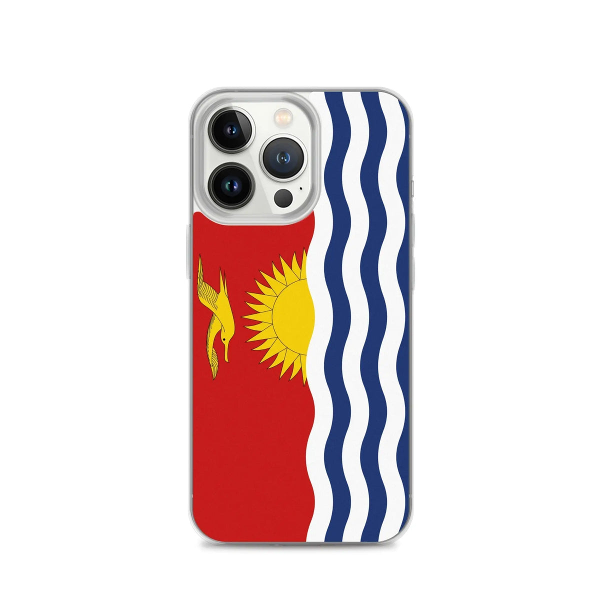 Coque iphone drapeau kiribati souple antichoc transparente