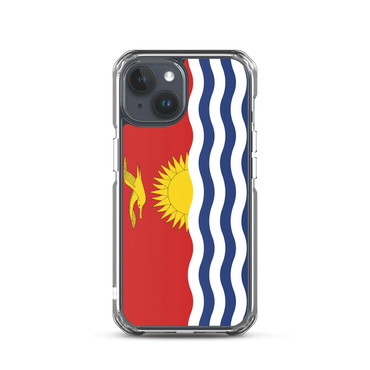 Coque iphone drapeau kiribati souple antichoc transparente
