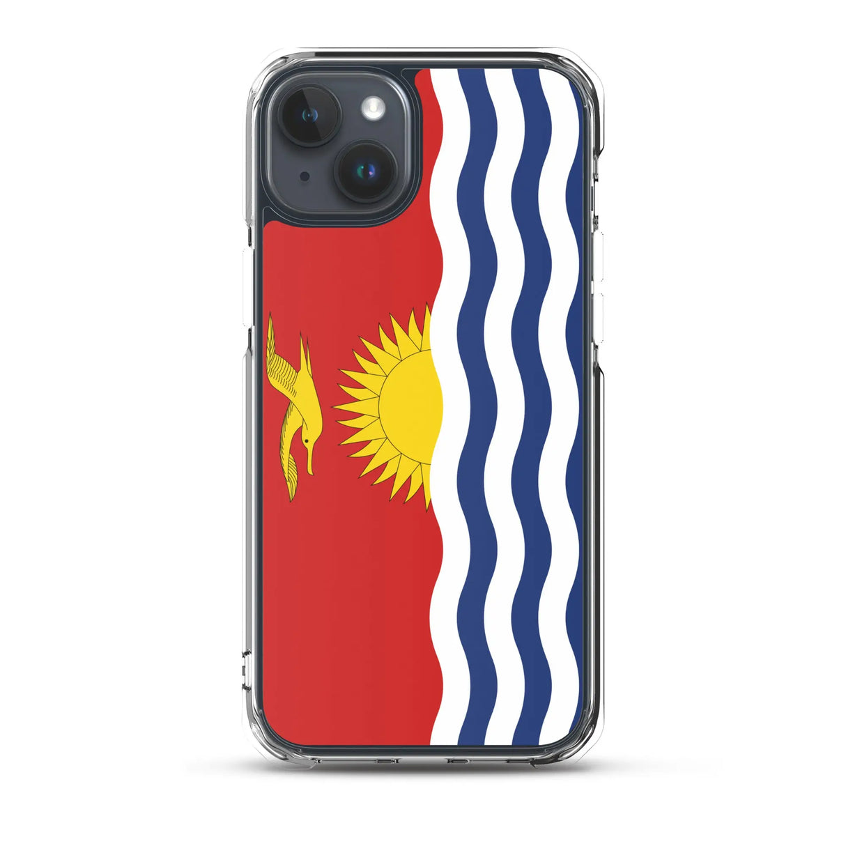 Coque iphone drapeau kiribati souple antichoc transparente
