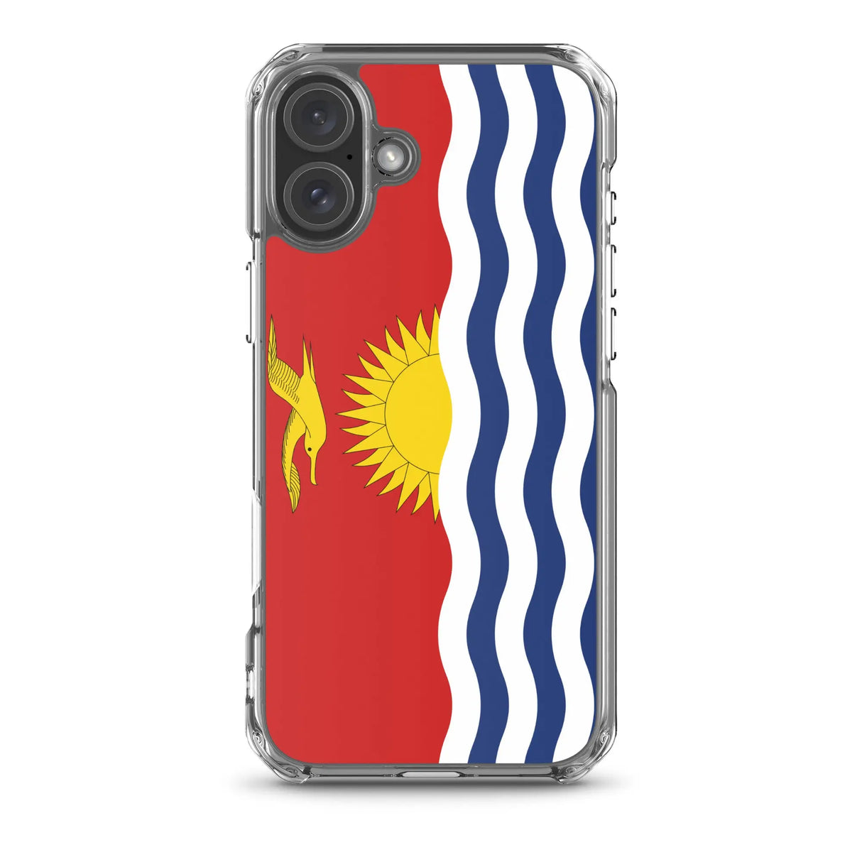 Coque iphone drapeau kiribati souple antichoc transparente