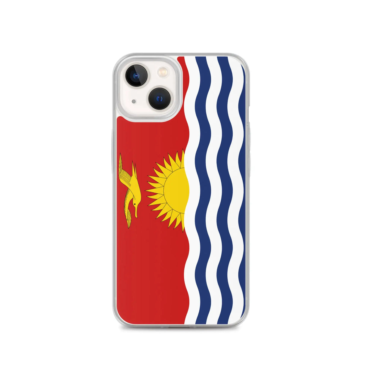 Coque iphone drapeau kiribati souple antichoc transparente