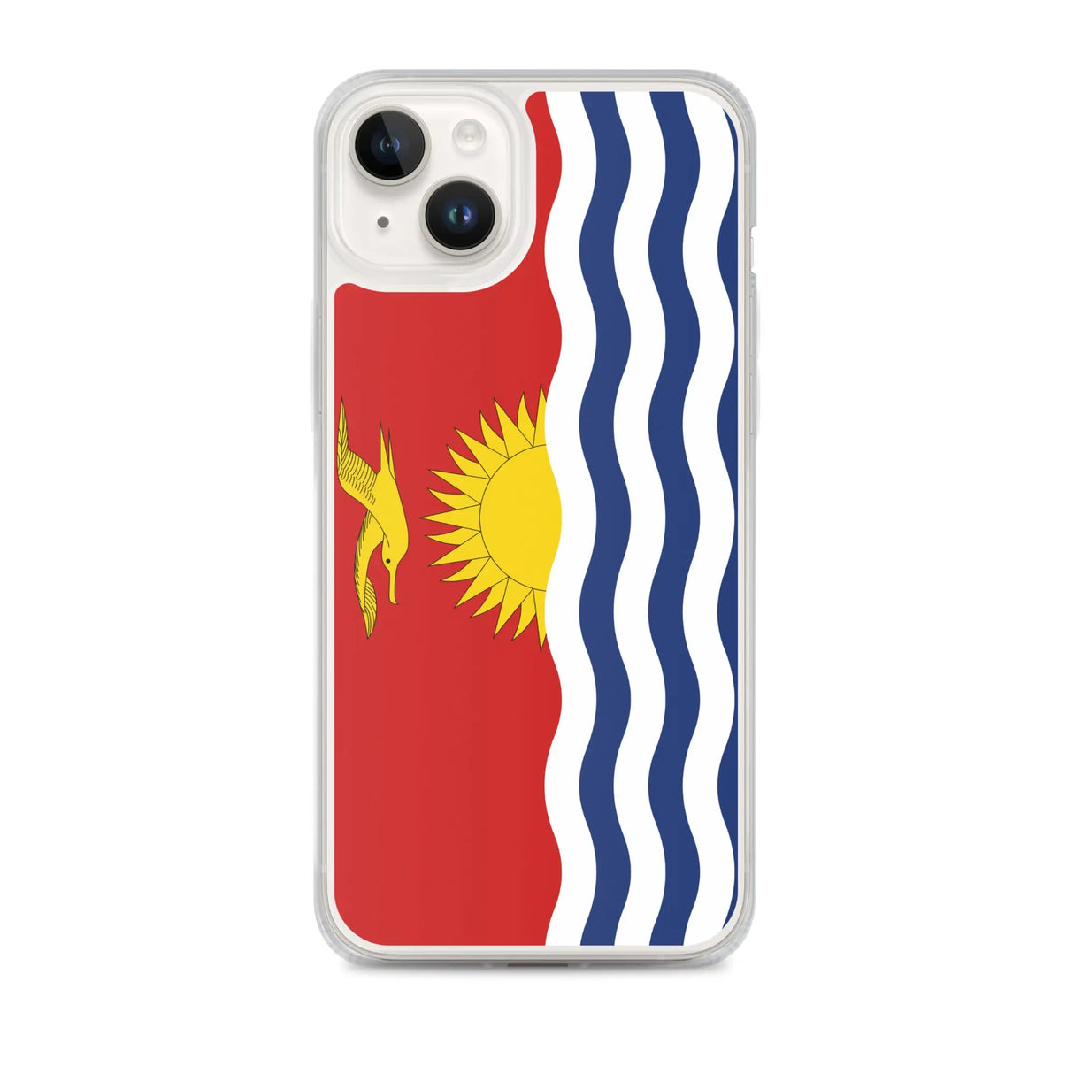 Coque iphone drapeau kiribati souple antichoc transparente