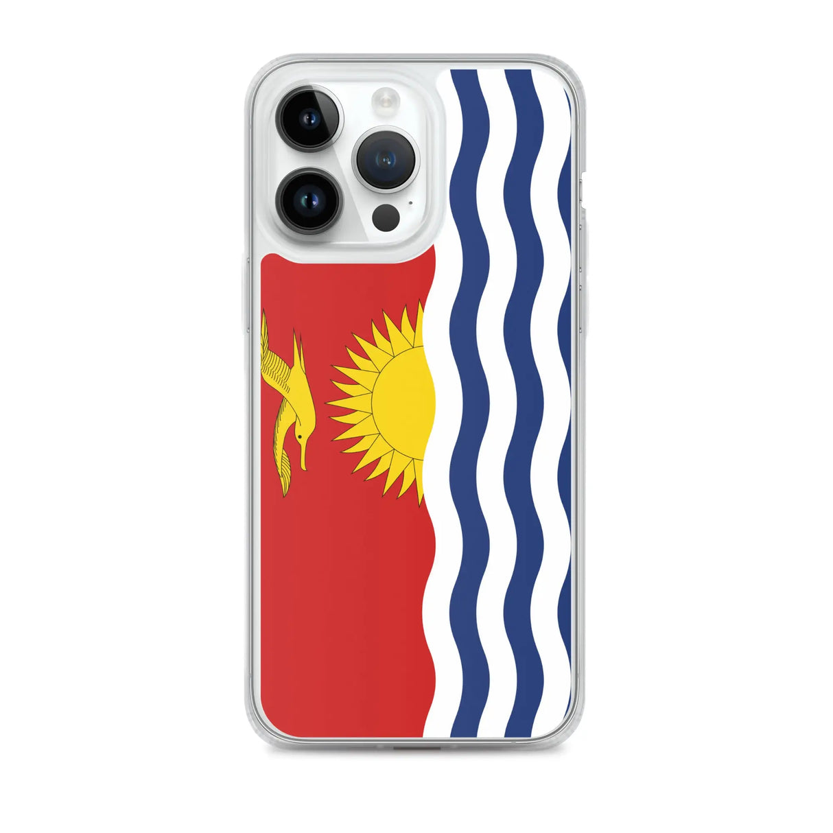 Coque iphone drapeau kiribati souple antichoc transparente