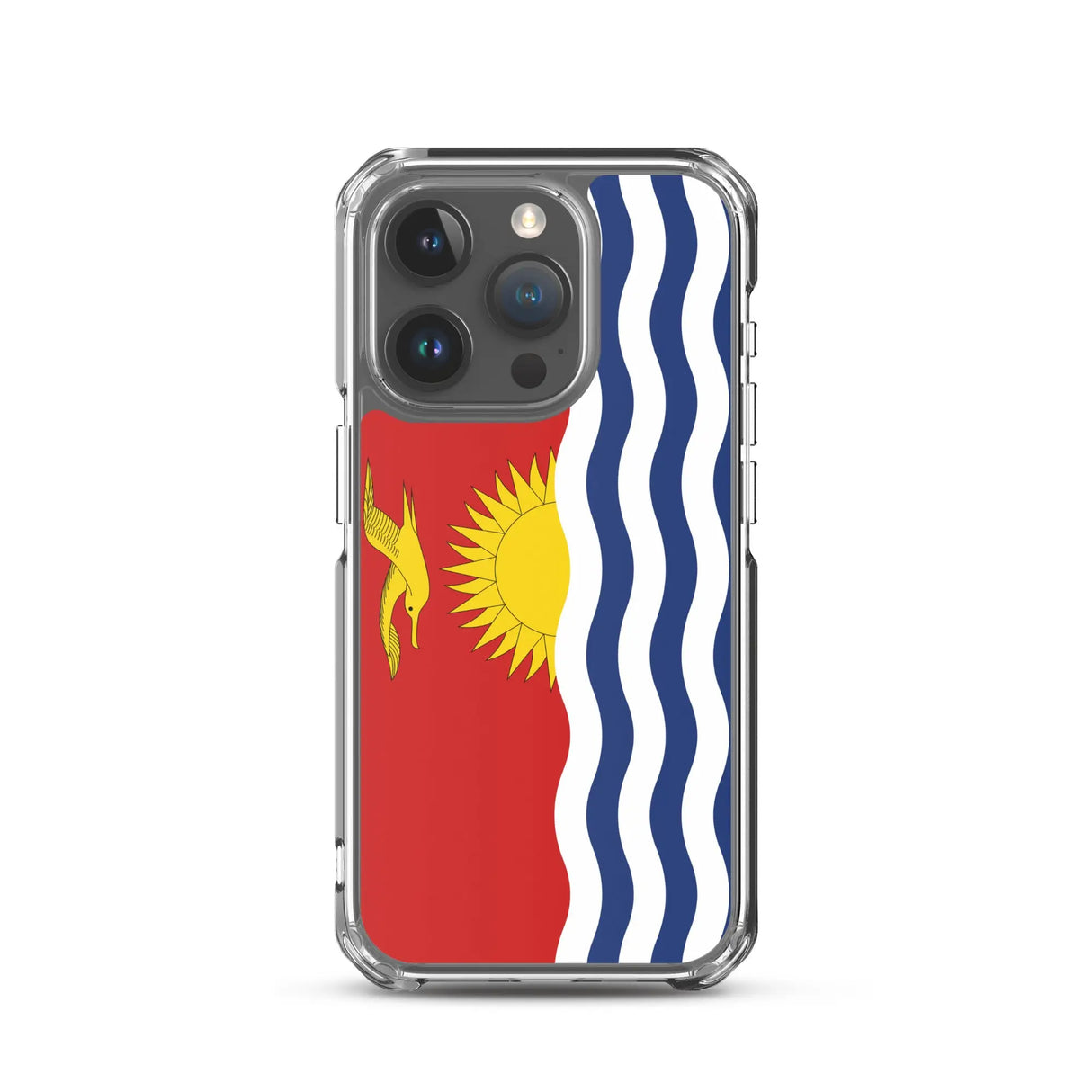 Coque iphone drapeau kiribati souple antichoc transparente